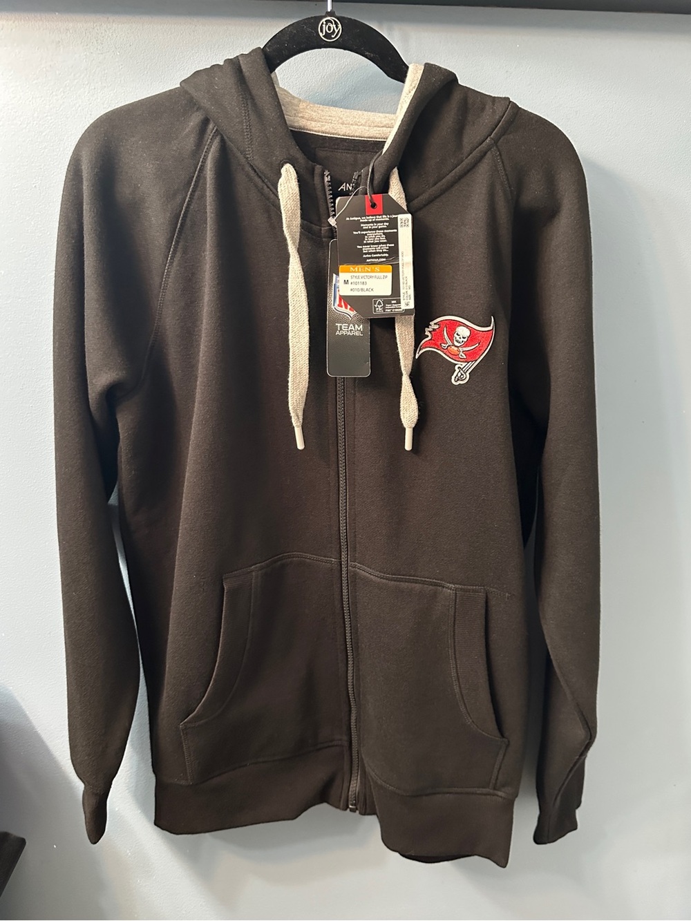 Antigua Tampa Bay Buccaneers Bucs nfl Victory Full Zip Hoodie Jacket Med NWT
